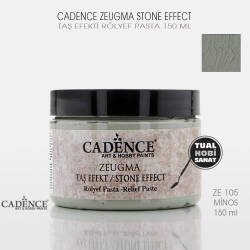 Cadence Zeugma Taş Efekt Rölyef Pasta ZE105 Minos 150 ml - Cadence