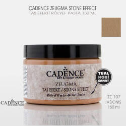 Cadence Zeugma Taş Efekt Rölyef Pasta ZE107 Adonis 150 ml - Cadence
