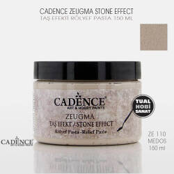 Cadence Zeugma Taş Efekt Rölyef Pasta ZE110 Medos 150 ml - Cadence