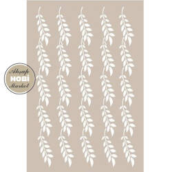 Cadence Zeytin Dalı ve Yaprağı Stencil Şablon AS525 - Cadence