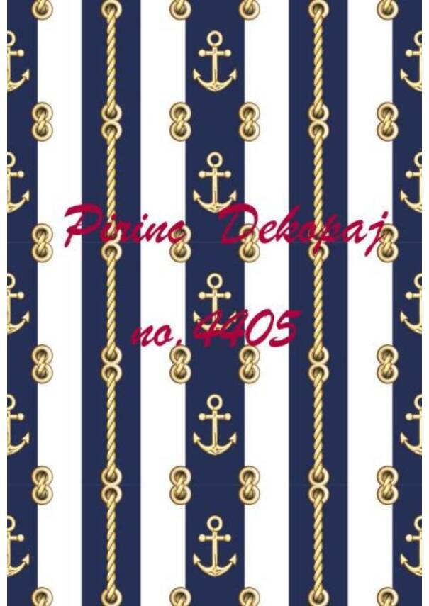 Çapa Desenli Pirinç Dekopaj Model : 4405 - 1