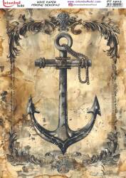 Çapa Desenli Pirinç Dekopaj Model : PT 1903 - Tual Hobi Craft İst