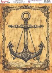 Çapa Desenli Pirinç Dekopaj Model : PT 1945 - Tual Hobi Craft İst