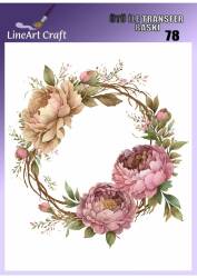 Çiçek Desenli Kumaş Transfer Kağıdı LNT-K078 (20x20 cm) - Line Art