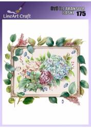 Çiçek Desenli Kumaş Transfer Kağıdı LNT-K175 (20x20 cm) - Line Art