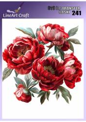 Çiçek Desenli Kumaş Transfer Kağıdı LNT-K241 (20x20 cm) - Line Art