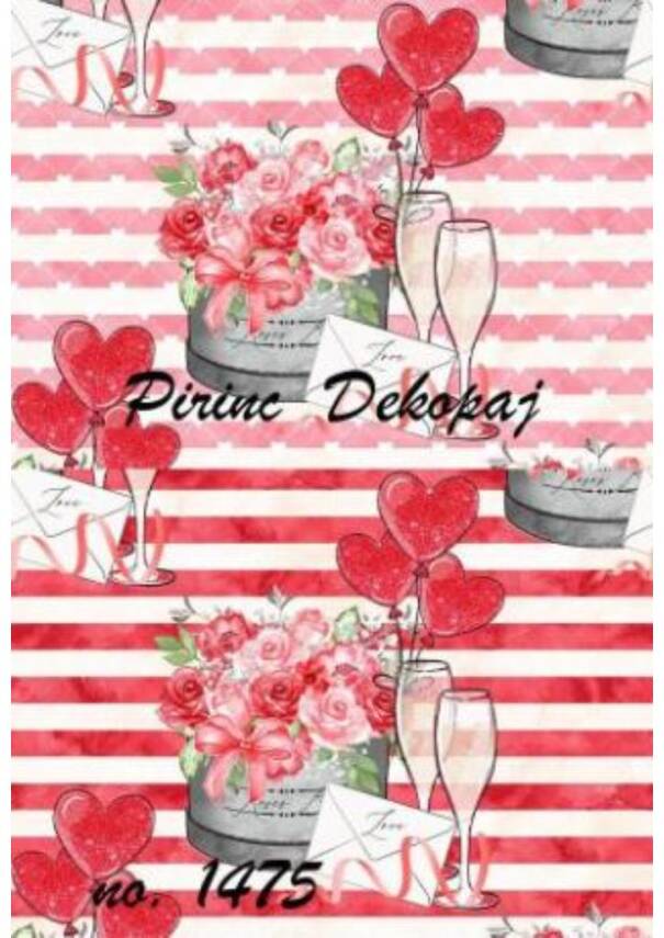 Çiçek Desenli Pirinç Dekopaj Model : 1475 - 1