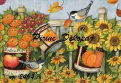 Çiçek Desenli Pirinç Dekopaj Model : 2494 - Line Art