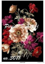 Çiçek Desenli Pirinç Dekopaj Model : 3071 - Line Art