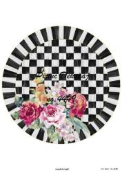 Çiçek Desenli Pirinç Dekopaj Model : 4449 - Line Art