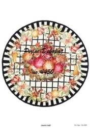 Çiçek Desenli Pirinç Dekopaj Model : 4450 - Line Art