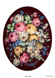 Çiçek Desenli Pirinç Dekopaj Model : 4463 - Line Art