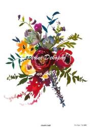 Çiçek Desenli Pirinç Dekopaj Model : 4491 - Line Art