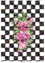 Çiçek Desenli Pirinç Dekopaj Model : 4505 - Line Art