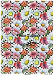 Çiçek Desenli Pirinç Dekopaj Model : 4513 - Line Art