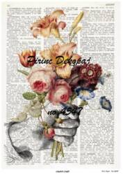 Çiçek Desenli Pirinç Dekopaj Model : 4547 - Line Art