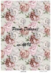 Çiçek Desenli Pirinç Dekopaj Model : 4695 - Line Art