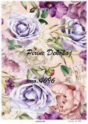 Çiçek Desenli Pirinç Dekopaj Model : 4696 - Line Art