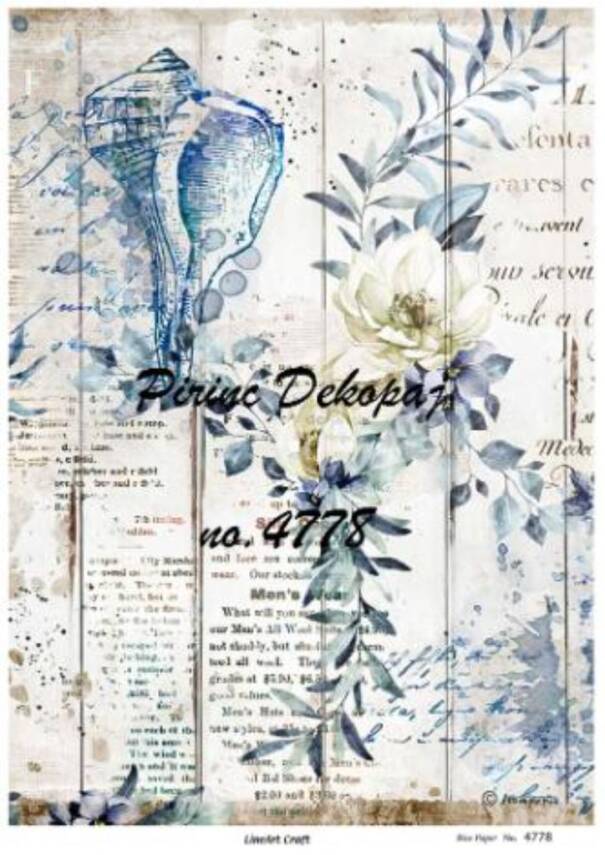Çiçek Desenli Pirinç Dekopaj Model : 4778 - 1