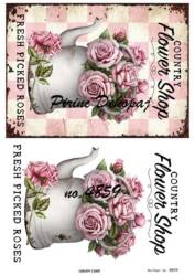 Çiçek Desenli Pirinç Dekopaj Model : 4859 - Line Art