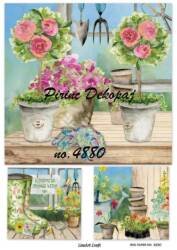 Çiçek Desenli Pirinç Dekopaj Model : 4880 - Line Art