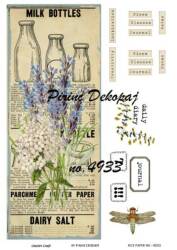 Çiçek Desenli Pirinç Dekopaj Model : 4933 - Line Art