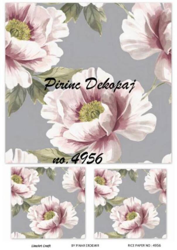 Çiçek Desenli Pirinç Dekopaj Model : 4956 - 1