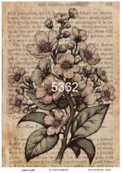 Çiçek Desenli Pirinç Dekopaj Model : 5362 - Line Art