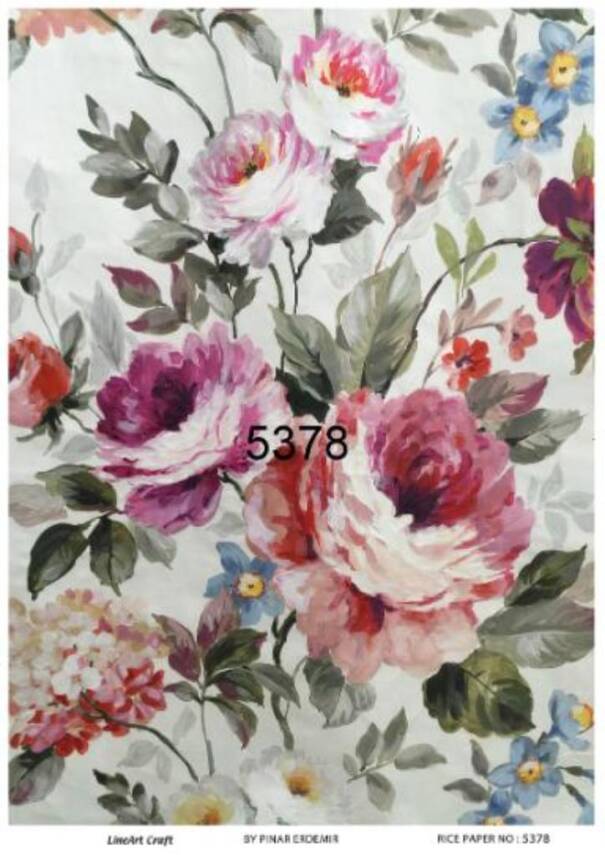 Çiçek Desenli Pirinç Dekopaj Model : 5378 - 1