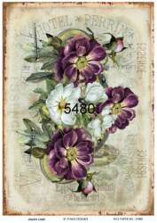 Çiçek Desenli Pirinç Dekopaj Model : 5480 - Line Art