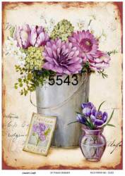 Çiçek Desenli Pirinç Dekopaj Model : 5543 - Line Art