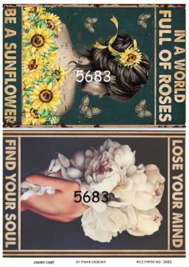 Çiçek Desenli Pirinç Dekopaj Model : 5683 - 1