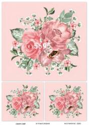 Çiçek Desenli Pirinç Dekopaj Model : 5695 - Line Art