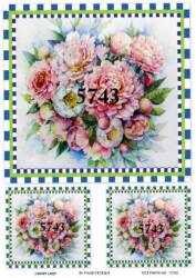 Çiçek Desenli Pirinç Dekopaj Model : 5743 - Line Art