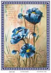 Çiçek Desenli Pirinç Dekopaj Model : 5746 - Line Art