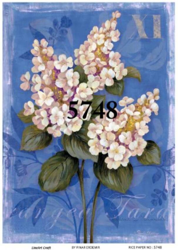 Çiçek Desenli Pirinç Dekopaj Model : 5748 - 1