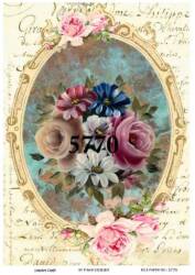 Çiçek Desenli Pirinç Dekopaj Model : 5770 - Line Art