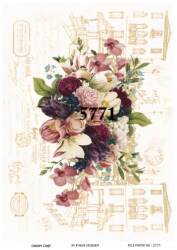 Çiçek Desenli Pirinç Dekopaj Model : 5771 - Line Art