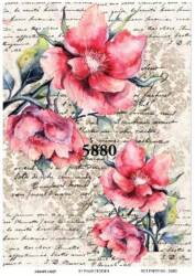 Çiçek Desenli Pirinç Dekopaj Model : 5880 - Line Art