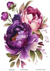 Çiçek Desenli Pirinç Dekopaj Model : 5887 - Line Art