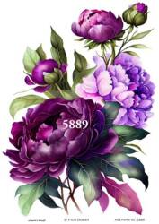 Çiçek Desenli Pirinç Dekopaj Model : 5889 - Line Art