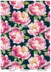 Çiçek Desenli Pirinç Dekopaj Model : 5898 - Line Art