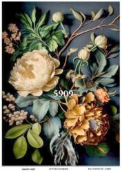 Çiçek Desenli Pirinç Dekopaj Model : 5909 - Line Art