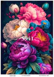 Çiçek Desenli Pirinç Dekopaj Model : 5941 - Line Art