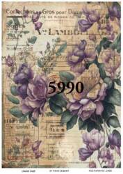 Çiçek Desenli Pirinç Dekopaj Model : 5990 - Line Art