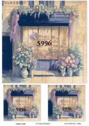 Çiçek Desenli Pirinç Dekopaj Model : 5996 - Line Art