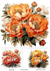 Çiçek Desenli Pirinç Dekopaj Model : 6045 - Line Art