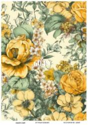 Çiçek Desenli Pirinç Dekopaj Model : 6049 - Line Art