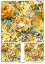 Çiçek Desenli Pirinç Dekopaj Model : 6050 - Line Art