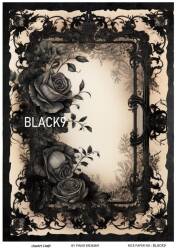 Çiçek Desenli Pirinç Dekopaj Model : BLACK09 - Line Art